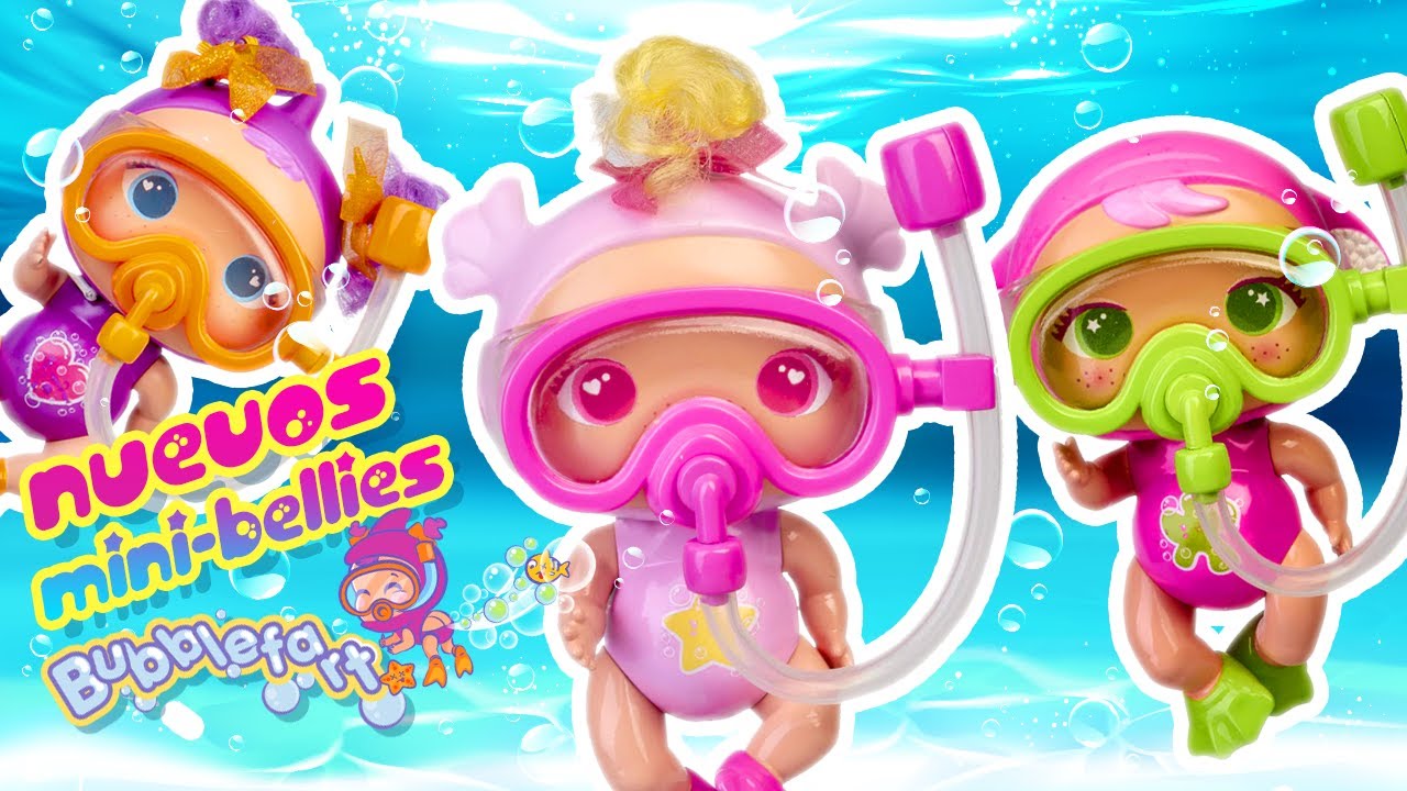 Nuevos MINI BELLIES acuáticos💧Bubblefart💦 Se tiran PEDETES con BURBUJAS💨😳Traen gafas de Buceo🤿
