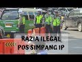 Sidak Razia Ilegal Pos Simpang IP Palembang