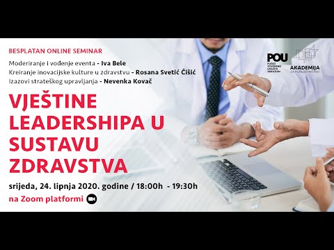 Vještine leadershipa u sustavu zdravsta /POU Varaždin/