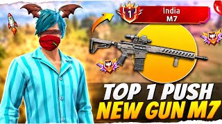 Pushing For Top 1 India 🇮🇳 Title In New Gun ( M7 ) | Solo Weapon Glory Push Tricks | Ep-1 screenshot 2