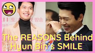 THE REASONS BEHIND HYUN BIN’S SWEET SMILE ❤️
