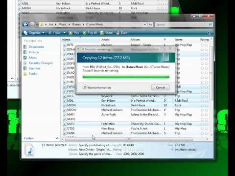 How To Transfer Song From iPod to iTunes Easy!!!