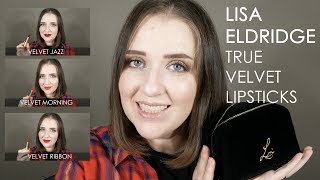Pale Skin Swatches - Lisa Eldridge True Velvet Lipsticks \& Wear Test | paleandfreckled