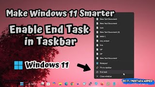 How to Enable or Disable End Task in Taskbar on Windows 11