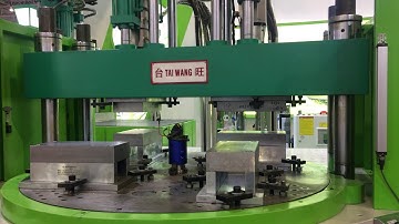 160ton vertical injection molding machine with rotary table