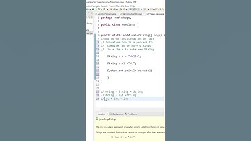 concatenation java