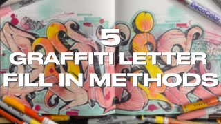 5 Ways You Can Color Your Graffiti Letters (Blackbook Edition)