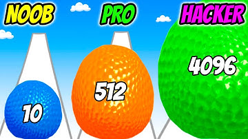 Ball Balloon Run - NOOB vs PRO vs HACKER