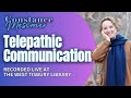 Learning about telepathic communication live lecture