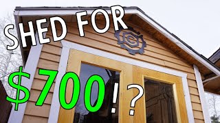 Finishing Up My Pallet Wood Shed