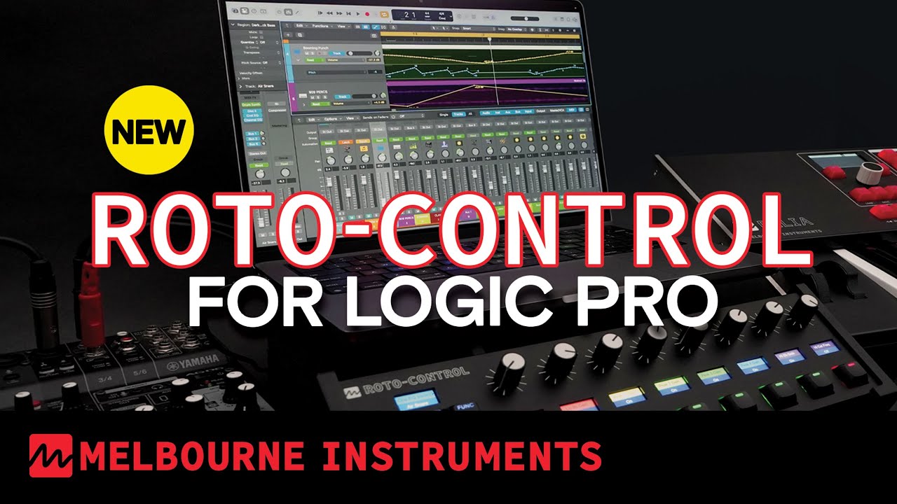 Roto-Control: Advanced Logic Pro Integration (Official Launch). Motorized MIDI Controller