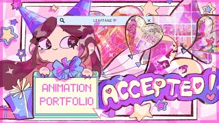 ACCEPTED Animation Portfolio || Seneca, Ringling, Emily Carr, Algonquin, SCAD