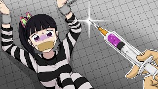 もしもカナヲが逮捕されて人体実験をされてしまったら？カナヲ「炭治郎、助けて…！」【キメツ学園×声真似】