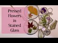 How to Press Flowers in Glass