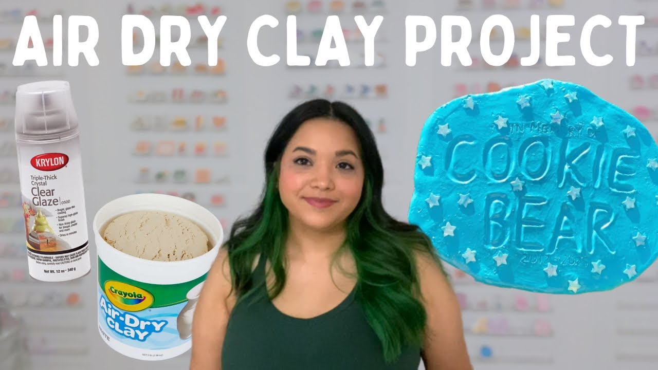 Craft with Me: Air Dry Clay | Sculpting, Painting, Sealing Crayola Air ...