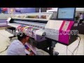 Galaxy eco solvent printer ud2512lc with 2 epson dx5 printhead