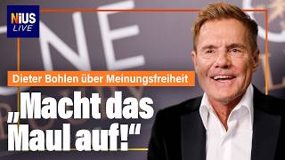 „Die wollen das nicht hören": Bohlen rechnet mit dem Politikbetrieb ab | NIUS Live