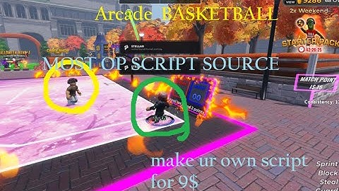 BEST ARCADE BASKETBALL SOURCE (AUTO WIN, AUTO GREEN, AUTO GUARD, SPEED BOOST, UNLOCK ALL, SPINBOT)