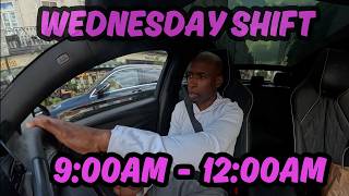 London Uber Driver Vlog | 9:00am to 12:00am | Wednesday Shift | Earnings