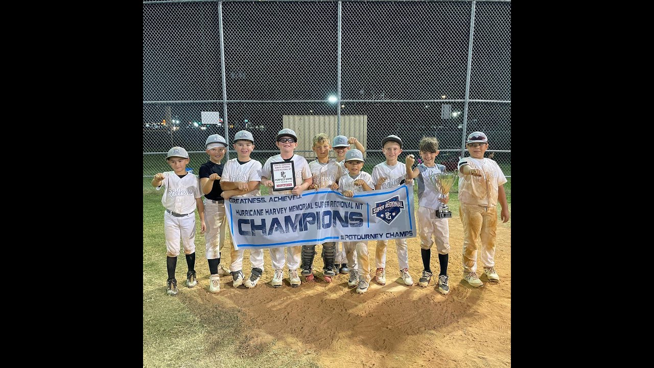 JR RIDERS 2021 HURRICANE HARVEY MEMORIAL SUPER REGIONAL 9U BASEBALL TOURNAMENT HOUSTON, TEXAS