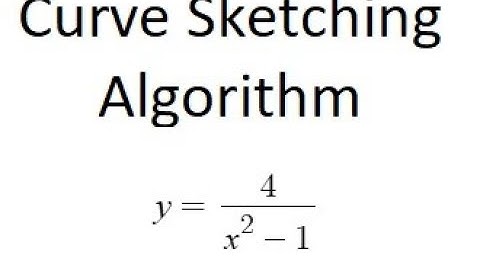 Grade 12 Calculus - Curve Sketching Algorithm (ch 4.5)