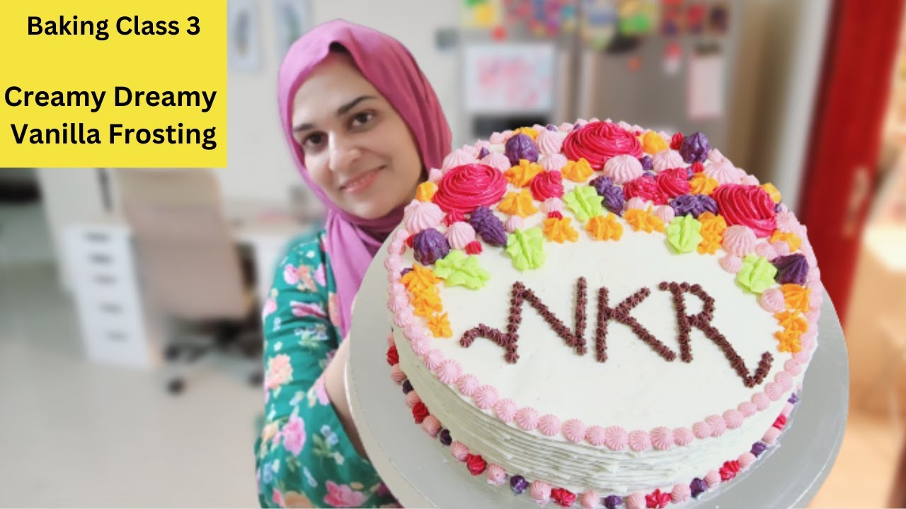 Baking Class 3 - Maida se bni hui Frosting jo kabhi melt nai hoti - Cooked Vanilla Frosting