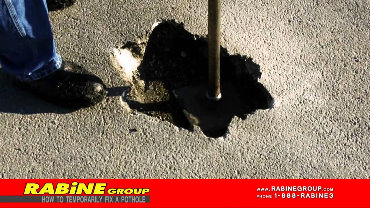 How To Fix A Pothole Tutorial (Asphalt Repair) - Youtube