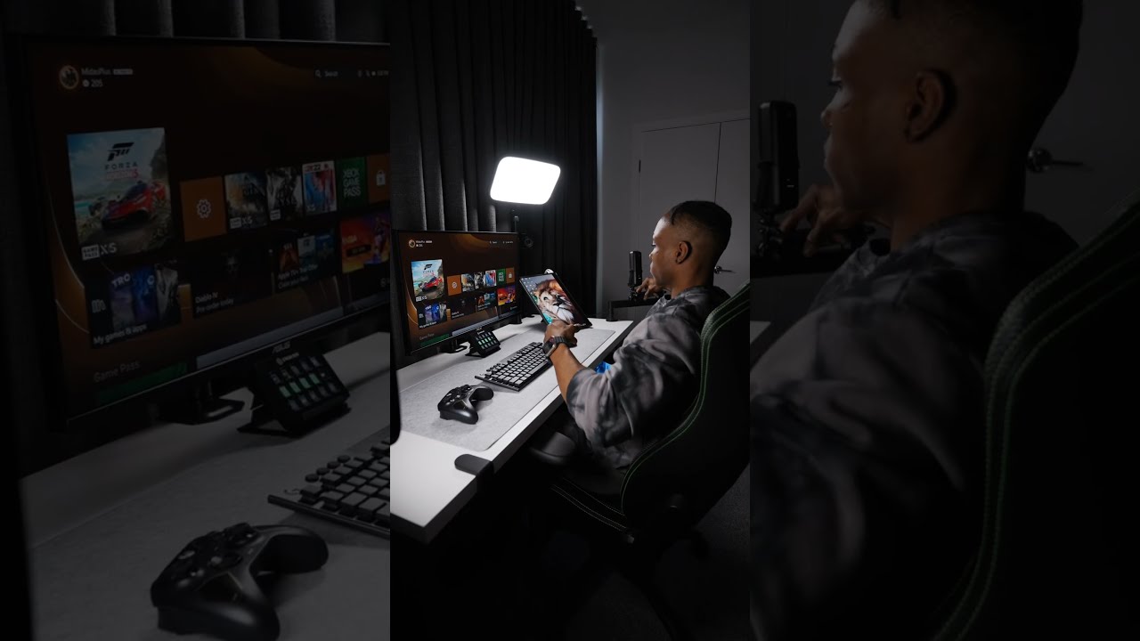 The PERFECT Console Streaming Desk Setup 