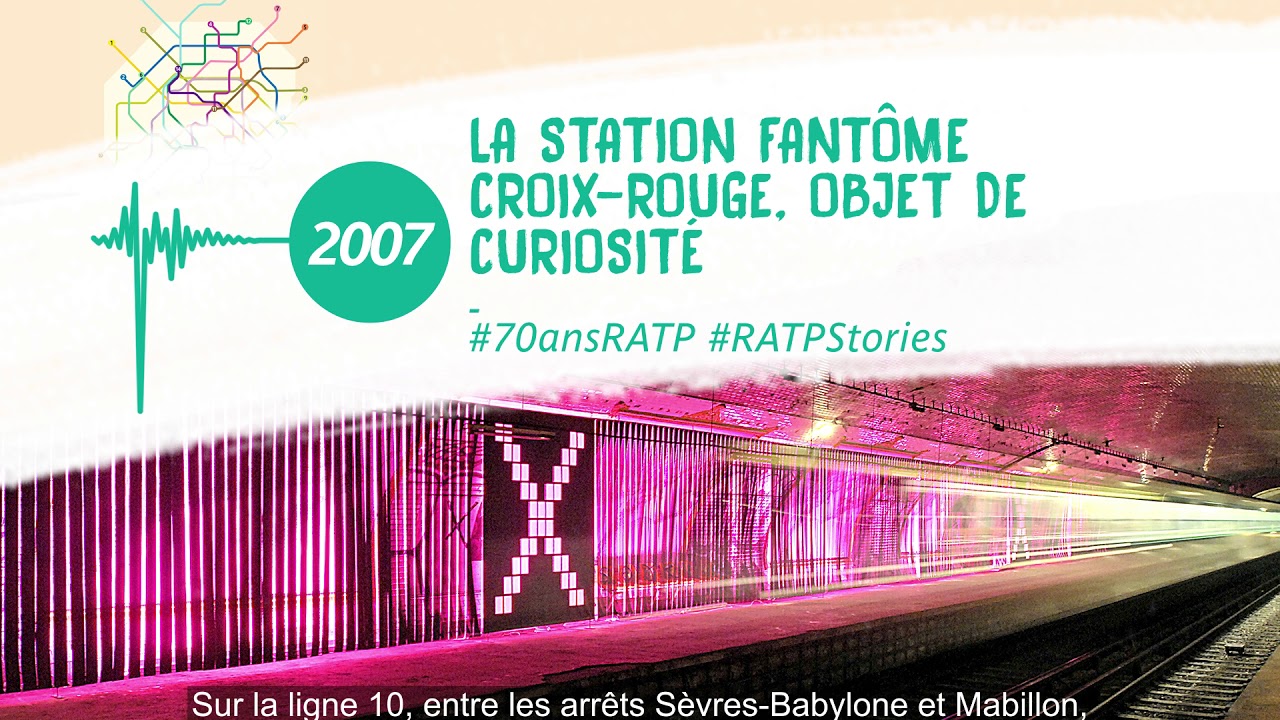 Objet(s) de désir à la station fantôme Croix Rouge | RATP