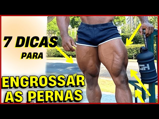 7 Dicas para aumentar a massa muscular das pernas - Treino Mestre