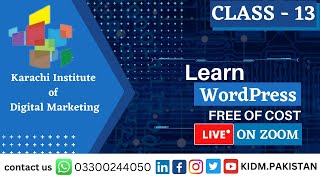 WordPress Course (Class 13)