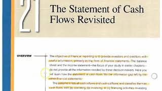 Intermediate Accounting I Chapter 21 Statement of Cash Flows Video 1