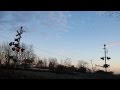 Freight train passing by at natchez louisiana