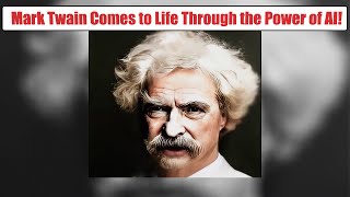 1907 Photo of Mark Twain - ANIMATED, COLORIZED, w/ SOUND ADDED!! #photography #restoration #ai