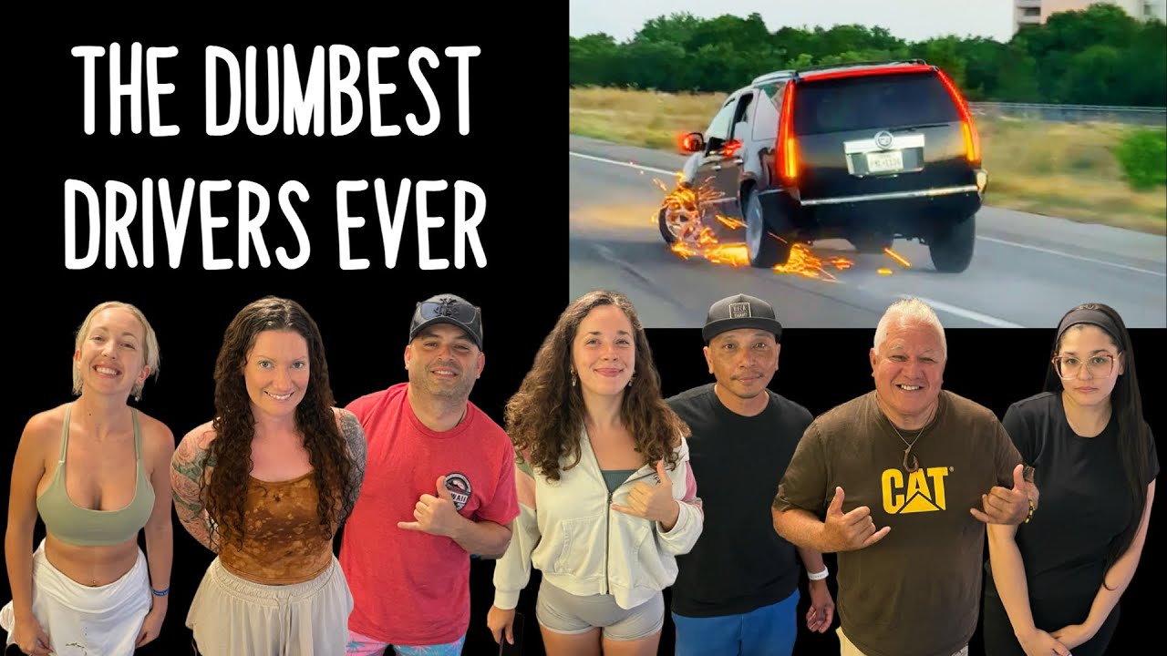 DAILY DOSE OF INTERNET- The Dumbest Drivers Ever | Group Reaction!