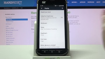 How to Change Font Size on CAT S40 – Set Up Font Size