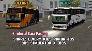 Share Livery Kids Panda JB5 terbaru dan Cara Pasang - Bus Simulator X IDBS #busmania #liverybussid screenshot 5