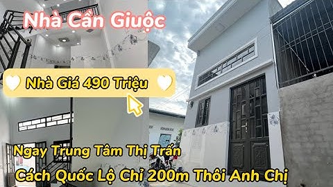 [ Nhà Cần Giuộc ] Bán Nhà Giá Siêu Rẻ Chỉ 490 Triệu Anh Chị ơi ❤️❤️📌📌📌