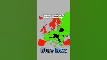 Does your country border a landlocked country? #europe #mapper #mapping #map #bluebox