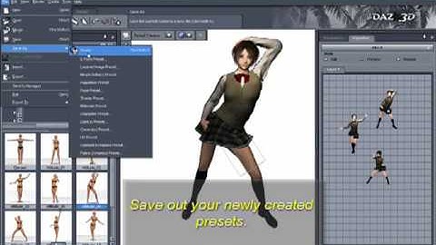Creating Puppeteer presets in DAZ Studio