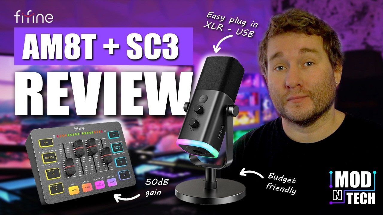 BEST BUDGET STREAMER MIC OF 2026?! FIFINE AM8T + SC3 REVIEW - YouTube