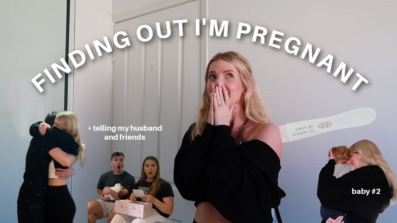 Finding Out I'm Pregnant + Surprising My Husband! Baby #2 ♡