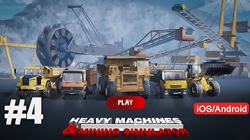 Heavy Machine And Mining Simulator Gameplay #4 (iOS, Android)