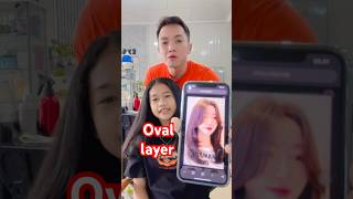 Potong Rambut Oval Layer auto Cantik😍#salonbali #salondenpasar #haircut #potongrambut