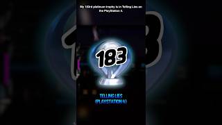 Telling Lies Platinum Trophy #tellinglies gaming #platinum #trophy #shorts