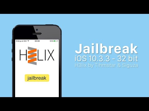 [2022] Hướng dẫn cách Jailbreak iOS 10.3.3/10.3.4 bằng h3lix, fix lỗi uicache  jaibreak bằng 3uTools