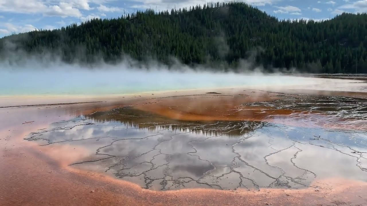 Grand Prismatic Spring | Largest Hot Spring | Midway Geyser Basin | Yellowstone National Park, USA