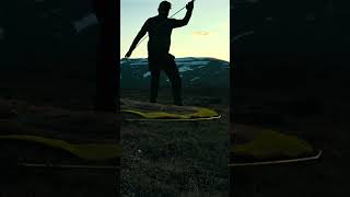 Pitching My Tent Below The Highest Mountain In Norway In 50 Seconds. Hiking Jotunheimen