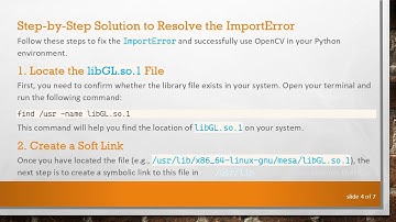 Fixing the ImportError: libgl.so.1 Cannot Open Shared Object File in OpenCV on Ubuntu