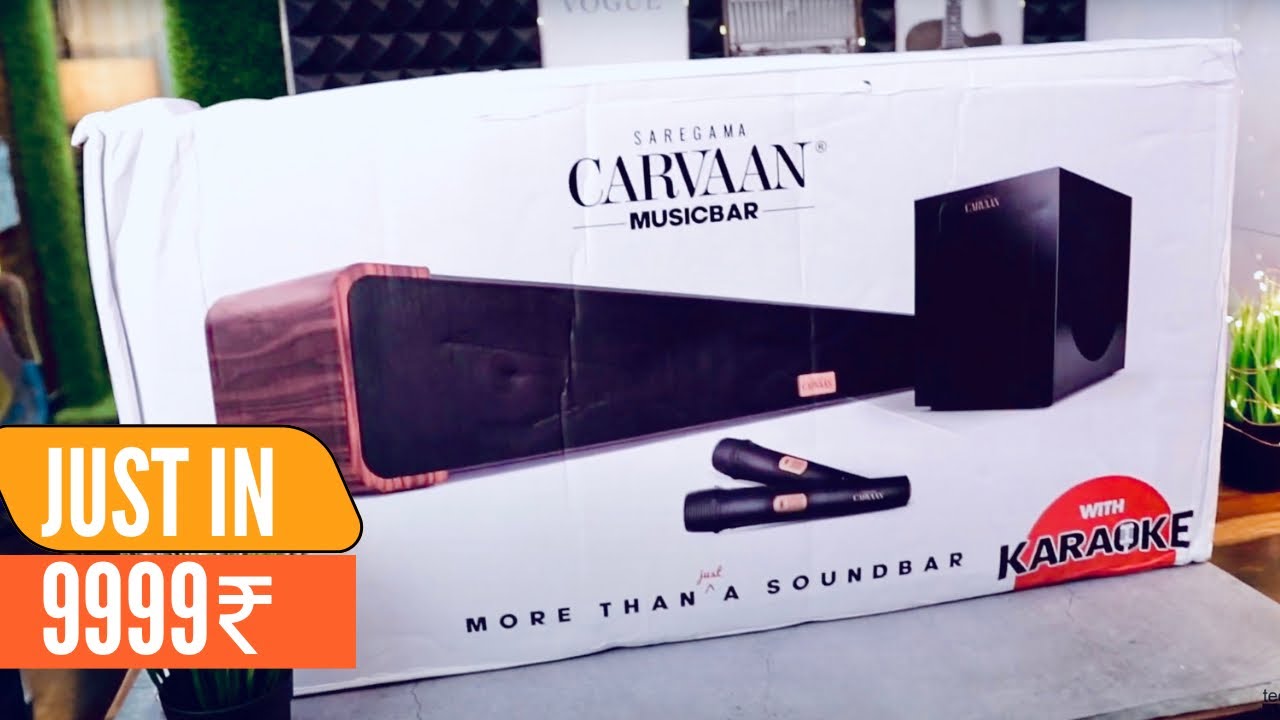Sing any Song 🔥 saregama Carvaan Music Bar Unboxing karaoke 1000